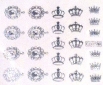 WATER DECALS -  Stickers Couronnes